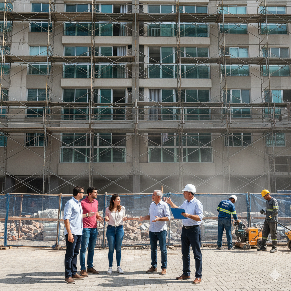 Obras em Condomínio: Posso multar o morador que não avisou? Como aprovar grandes reformas?